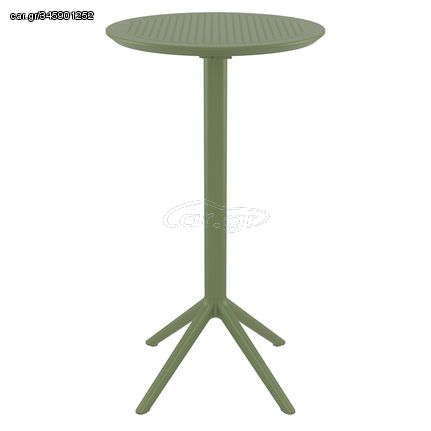 SKY OLIVE GREEN BAR Φ60Χ108εκ.ΠΤΥΣ/ΝΟ ΤΡΑΠ. ΠΟΛ/ΝΙΟΥ 1τεμ