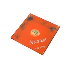 DESTINY Επιφάνεια Τραπεζιού Μέταλλο Βαφή Antique Orange Ε5155,90 Πορτοκαλί  60x60cm(Τελείωμα 1.2cm)  1τμχ