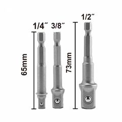 Αντάπτορες για Καρυδάκια 1/4-3/8-1/2 Σετ 3 τεμ.