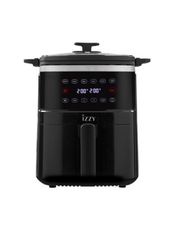 ΦΡΙΤΕΖΑ IZZY IZ-8241 ΑΕΡΟΣ 5lit 1400W ΜΑΥΡΗ ΜΕ GRILL 1200W 224430 - Έως 6 άτοκες δόσεις