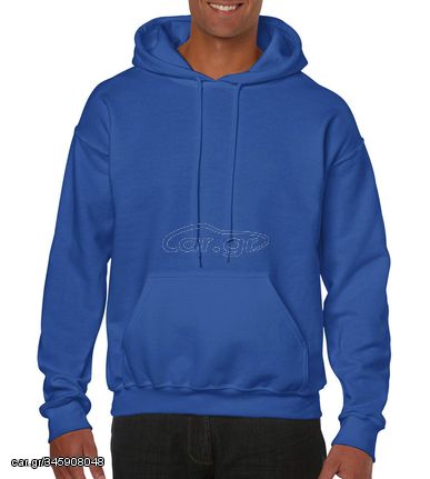 Ανδρικό Φουτεράκι Κουκούλα - Τσέπη | Heavy Blend™ Hooded Sweat | 18500 OVERSIZE Royal