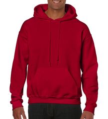 Ανδρικό Φουτεράκι Κουκούλα - Τσέπη | Heavy Blend™ Hooded Sweat | 18500 OVERSIZE Cherry Red