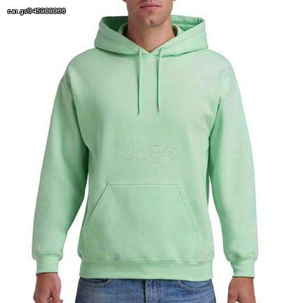 Ανδρικό Φουτεράκι Κουκούλα - Τσέπη | Heavy Blend™ Hooded Sweat | 18500 OVERSIZE Mint Green