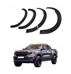 Φρύδια τροχών Ford Ranger T9 2023+ Wildtrak με υποδοχή για αισθητήρες OEM