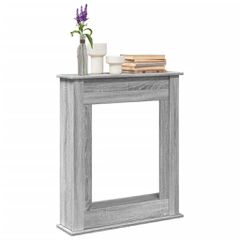 Πλαίσιο Τζακιού Γκρι Sonoma 75x20x87,5 εκ. από Επεξ. Ξύλο 854585