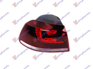 ΦΑΝΟΣ ΠΙΣΩ ΕΞΩ ΣΚΟΥΡΟ LED (R-GTI) (E) (DEPO) για VW GOLF VI 08-13 για VW GOLF VI 08-13