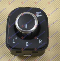 ΔΙΑΚΟΠΤΗΣ ΚΑΘΡΕΦΤΩΝ (Χρώμιο/Μαύρο) (6pin) για SEAT ALHABRA 10- για SEAT ALHABRA 10-