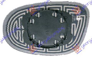 ΚΡΥΣΤΑΛΛΟ ΚΑΘΡΕΦΤΗ ΜΠΛΕ ΘΕΡΜΑΙΝΟΜΕΝΟ (CONVEX GLASS) για FIAT BRAVO 07-14 για FIAT BRAVO 07-14