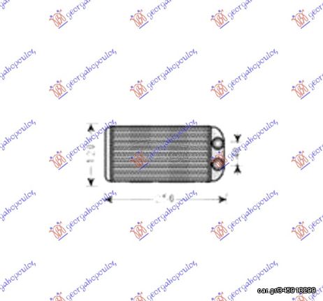 ΨΥΓΕΙΟ ΚΑΛΟΡΙΦΕΡ (BR) (200x117x26) για TOYOTA STARLET (EP 91) 96-99 για TOYOTA STARLET (EP 91) 96-99