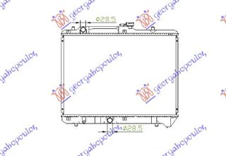 ΨΥΓΕΙΟ 1.3-1.6 ΒΕΝΖ +AC (35x60,2x27) για SUZUKI BALENO SDN-H/B 98-02 για SUZUKI BALENO SDN-H/B 98-02