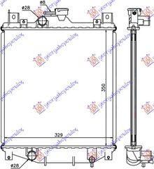 ΨΥΓΕΙΟ ΝΕΡΟΥ 1.0-1.3i (35x33.5x1.6) για SUBARU JUSTY 97-05 για SUBARU JUSTY 97-05