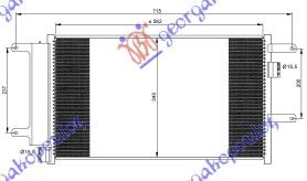 ΨΥΓΕΙΟ A/C 3.0 T.D (57x33,8x16) 03- για IVECO DAILY 07-11 για IVECO DAILY 07-11