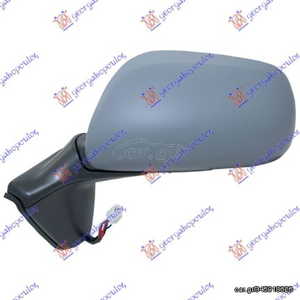 ΚΑΘΡΕΦΤΗΣ ΗΛΕΚΤΡΙΚΟΣ ΒΑΦΟΜ. (CONVEX GLASS) για TOYOTA AURIS 06-10 για TOYOTA AURIS 06-10