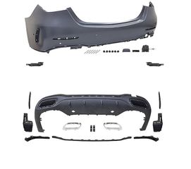 Προφυλακτήρας πίσω με Diffuser PDC κατάλληλο για MERCEDES C-Class (W206) Sedan (2021-On) AMG-Line