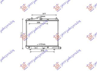 ΨΥΓΕΙΟ 1.3CDTi (37.5x47.5)Z13DTJ/D13A για SUZUKI SPLASH 07-12 για SUZUKI SPLASH 07-12