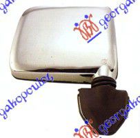 ΚΑΘΡΕΦΤΗΣ ΜΗΧΑΝΙΚΟΣ ΧΕΙΡΟΚΙΝΗΤΟΣ ΧΡΩΜΙΟ (FLAT GLASS) για NISSAN P/U (D21) SINGLE CAB 86-92 για NISSA