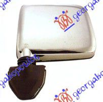 ΚΑΘΡΕΦΤΗΣ ΜΗΧΑΝΙΚΟΣ ΧΕΙΡΟΚΙΝΗΤΟΣ ΧΡΩΜΙΟ (FLAT GLASS) για NISSAN P/U (D21) SINGLE CAB 86-92 για NISSA