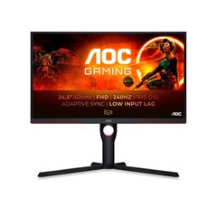 AOC 25G3ZM/BK FHD Ergonomic Gaming Monitor 25" 240Hz (25G3ZM/BK) (AOC25G3ZM)