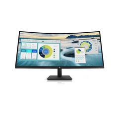 HP P34hc G4 WQHD Curved Ergonomic Monitor 34" with USB-C (21Y56AA) (HP21Y56AA)