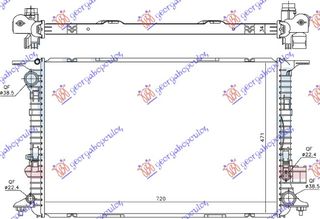 ΨΥΓΕΙΟ 2.0-3.0 TFSi-HYBRID - 2.5 FSi ΒΕΝΖΙΝΗ - 3.0 TDi ΠΕΤΡΕΛΑΙΟ (720x470x32) για AUDI A8 09-13 για