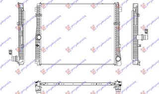 ΨΥΓΕΙΟ 2.0 ΒΕΝΖΙΝΗ (615x502x22) για BMW SERIES 4 (G22) COUPE 20- για BMW SERIES 4 (G22) COUPE 20-