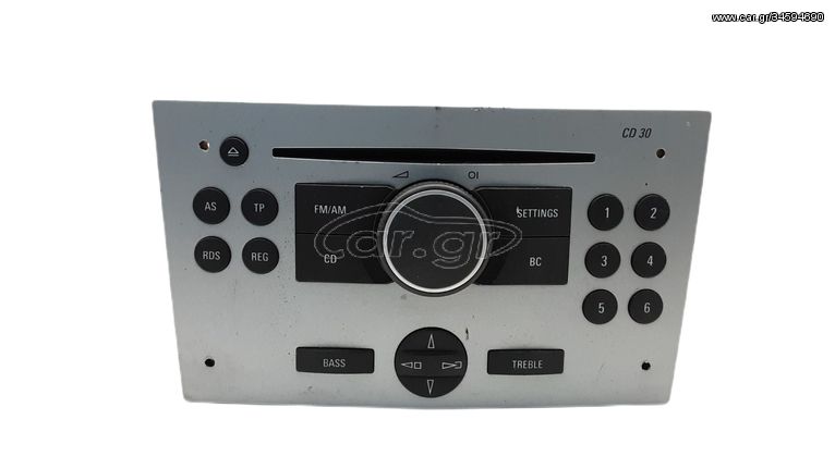 Ράδιο CD OPEL ASTRA Hatchback / 5dr 2004 - 2007 ( H ) 1.2 (L48)  ( Z 12 XEP  ) (80 hp ) Βενζίνη #13190857