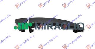 ΧΕΡΟΥΛΙ ΠΟΡΤΑΣ ΕΜΠΡΟΣ/ΠΙΣΩ ΕΞΩ ΜΑΥΡΟ για CITROEN C4 CACTUS 14-18 για CITROEN C4 CACTUS 14-18