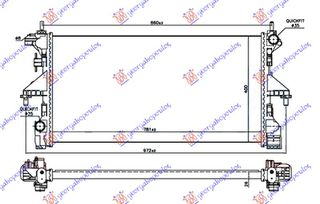 ΨΥΓΕΙΟ 2.3 JTD + A/C ΠΕΤΡΕΛΑΙΟ ΜΗΧΑΝΙΚΟ (780x390) (KINΗΤΗΡΑΣ F1AE3481G) για PEUGEOT e BOXER 20- για