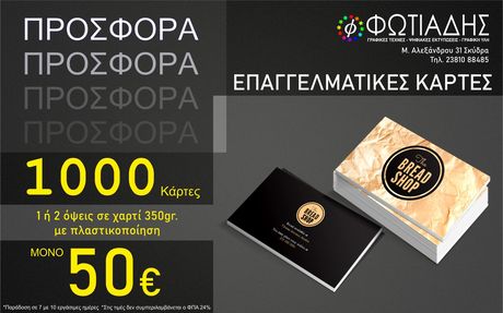 1000 ΕΠΑΓΓΕΛΜΑΤΙΚΕΣ ΚΑΡΤΕΣ