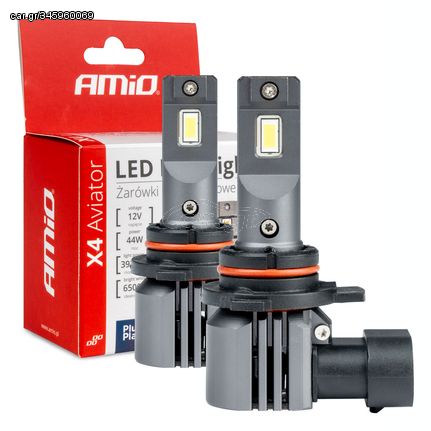 ΛΑΜΠΕΣ LED HIR2 12V 44W 6.500K 3.936lm X4 SERIES AVIATOR PLUG & PLAY ΑΜΙΟ - 2 ΤΕΜ.