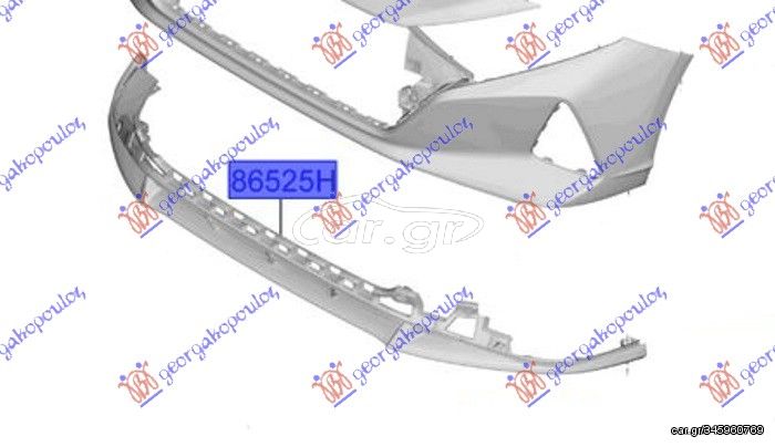 ΠΡΟΦΥΛΑΚΤΗΡΑΣ ΕΜΠΡΟΣ ΚΑΤΩ (Γ) για HYUNDAI i20 20-24 για HYUNDAI i20 20-24