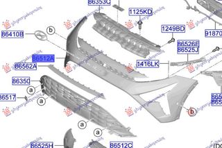 ΠΡΟΦΥΛΑΚΤΗΡΑΣ ΕΜΠΡΟΣ (Γ) για HYUNDAI BAYON 21- για HYUNDAI BAYON 21-