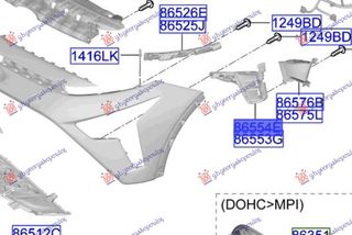 ΔΙΧΤΥ ΠΡΟΦΥΛ. ΕΜΠ. ΑΚΡΑΙΟ (Γ) για HYUNDAI BAYON 21- για HYUNDAI BAYON 21-