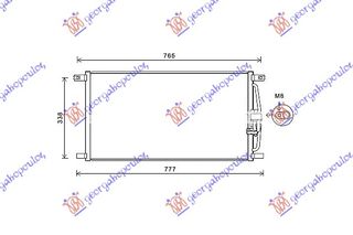 ΨΥΓΕΙΟ A/C 4.0-4.2 BENZINH (69.5x36x1.6) για JAGUAR XKR CABRIO 00-08 για JAGUAR XKR CABRIO 00-08