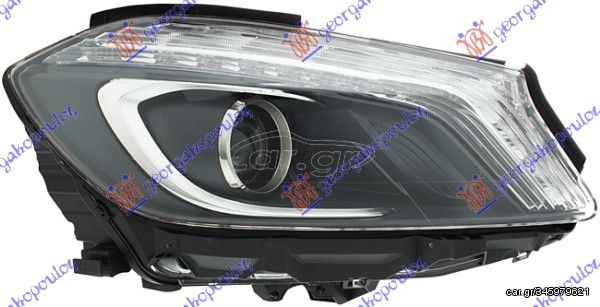 ΦΑΝΟΣ ΕΜΠΡΟΣ Bi-XENON ΕΞΥΠΝΟ ΜΕ ΦΩΣ ΗΜΕΡΑΣ LED (HELLA) για MERCEDES A CLASS (W176) 12-15 για MERCEDE