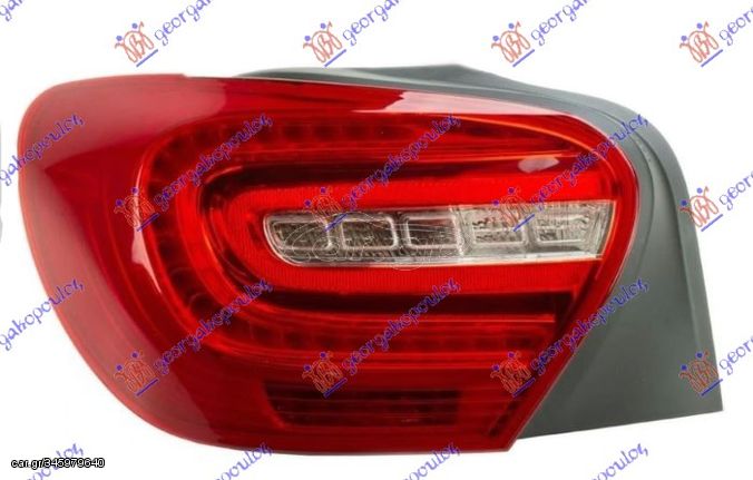 ΦΑΝΟΣ ΠΙΣΩ LED (ΟΒΑΛ ΦΙΣΑ) (E) για MERCEDES A CLASS (W176) 12-15 για MERCEDES A CLASS (W176) 12-15