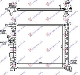 ΨΥΓΕΙΟ 1,4i-16v TURBO(47x42,8)A14NEL/T (KOYO) για OPEL MERIVA 10-14 για OPEL MERIVA 10-14