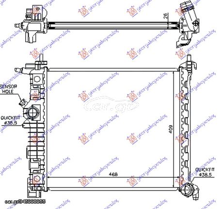 ΨΥΓΕΙΟ 1,4i-16v TURBO(47x42,8)A14NEL/T (KOYO) για OPEL MERIVA 10-14 για OPEL MERIVA 10-14