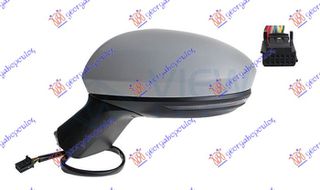 ΚΑΘΡΕΦΤΗΣ ΗΛΕΚΤ. ΘΕΡΜΑΙΝ. ΗΛ. ΑΝΑΚΛ. ΒΑΦΟΜ. (ΜΕ ΦΛΑΣ) (9pin) (ASHERICAL GLASS) για RENAULT CLIO 19-2