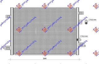 ΨΥΓΕΙΟ A/C ELECTRIC (544x386) για RENAULT ZOE 19- για RENAULT ZOE 19-