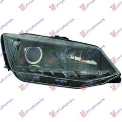 ΦΑΝΟΣ ΕΜΠΡΟΣ ΗΛΕΚΤ. (H7/H7) ΜΕ ΦΩΣ ΗΜΕΡΑΣ LED (TYC) για SKODA FABIA 14-18 για SKODA FABIA 14-18