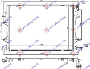 ΨΥΓΕΙΟ ΒΟΗΘΗΤΙΚΟ 2.0 TDi ΠΕΤΡΕΛΑΙΟ (630x440x26) για SKODA YETI 09-13 για SKODA YETI 09-13