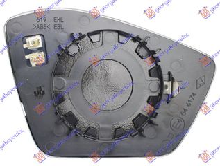 ΚΡΥΣΤΑΛΛΟ ΚΑΘΡΕΦΤΗ ΘΕΡΜΑΙΝΟΜΕΝΟ (CONVEX GLASS) για SKODA OCTAVIA 7 20- για SKODA OCTAVIA 7 20-