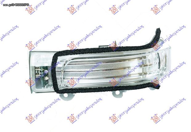 ΦΛΑΣ ΠΛΑΙΝΟ ΚΑΘΡΕΦΤΗ LED (Ε) για TOYOTA AURIS 10-12 για TOYOTA AURIS 10-12