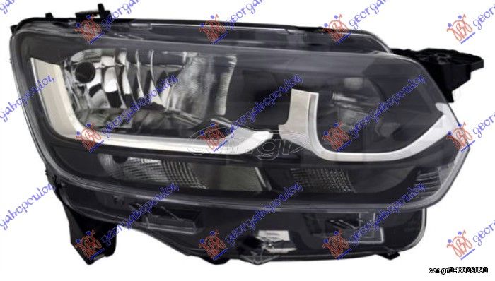 ΦΑΝΟΣ ΕΜΠΡΟΣ ΗΛΕΚΤ. (H7/H1) (Ε) (TYC) για TOYOTA PROACE CITY 19- για TOYOTA PROACE CITY 19-