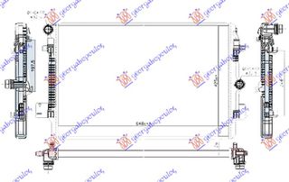 ΨΥΓΕΙΟ 2.0 Gti ΒΕΝΖΙΝΗ (650x425x26) για VW POLO 17-21 για VW POLO 17-21