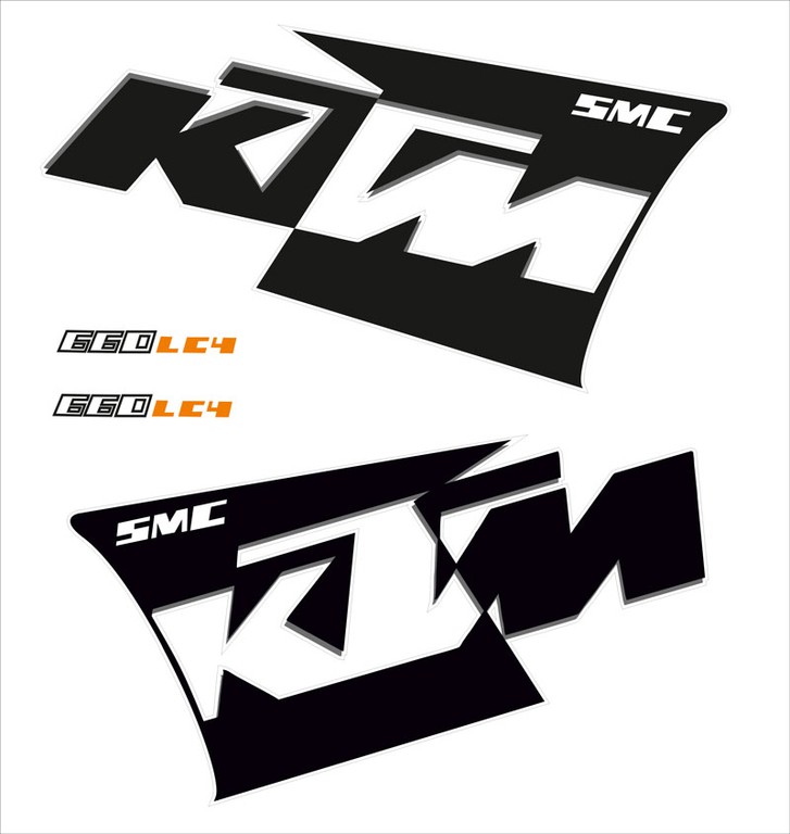 ΣΕΤ ΑΥΤΟΚΟΛΛΗΤΑ KTM SMC 66O 06′
