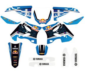 ΣΕΤ ΑΥΤΟΚΟΛΛΗΤΑ ΓΡΑΦΙΚΑ YAMAHA YZ 125cc 09΄ Red Bull