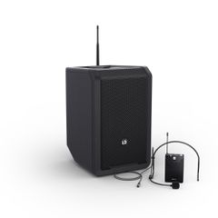 LD SYSTEMS ANNY® 8 BPH B5 Portable Bluetooth PA Loudspeaker 8" With Mixer And 1x Headset Microphone 80W - LD SYSTEMS