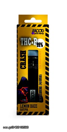 CRASH DISPOSABLE VAPE THC-P 99% LEMON HAZE 1ML - MOOD